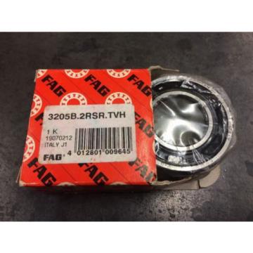 FAG 3205B.2RSR.TVH Double Row Angular Contact Ball Bearing 3205B