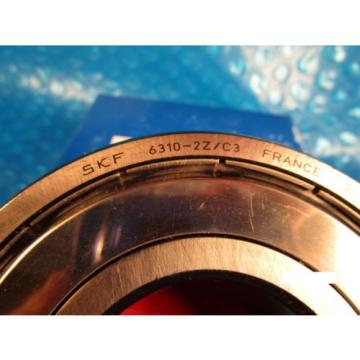 SKF 6310 2Z C3, ZZ Roller Bearing(=2 NTN, FAG 2ZR, NSK, Fafnir Timken 310KDD)