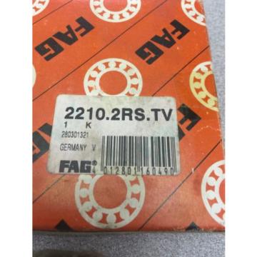 NEW IN BOX FAG ROLLER BALL BEARING 2210.2RS.TV