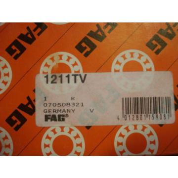 FAG 1211TV Self Aligning Bearing, 55mm x 100mm x 21mm, Double Row, 7041eGE4