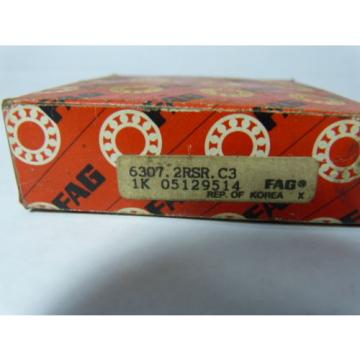 Fag 6307.2RSR.C3 Sealed Ball Bearing 35X80X21mm ! NEW !