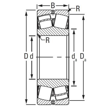 Timken TAPERED ROLLER 23164EJW507C08C2    