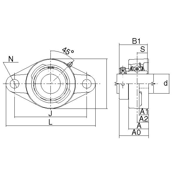 UELFLU-1.3/4 NTN SPHERICAL ROLLER NTN JAPAN BEARING #5 image