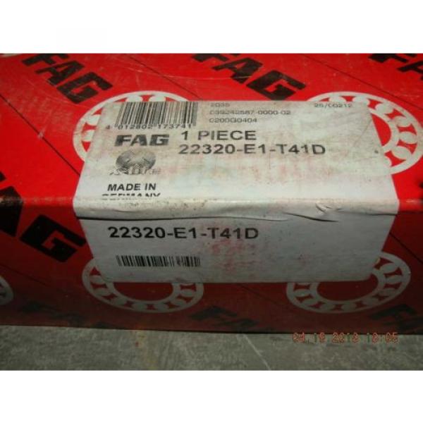 NEW FAG Spherical roller NTN JAPAN BEARING 22320-E1-T41D NIB #4 image