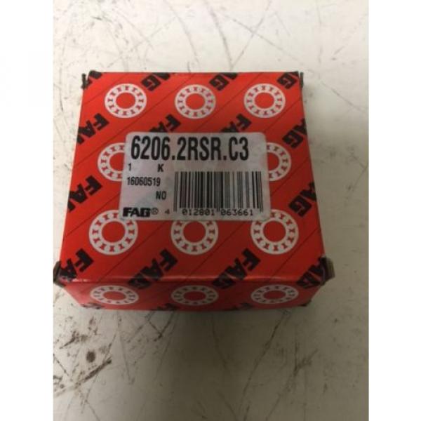 NEW,  FAG  BEARING  P/N 6206.2RSR.C3 #4 image