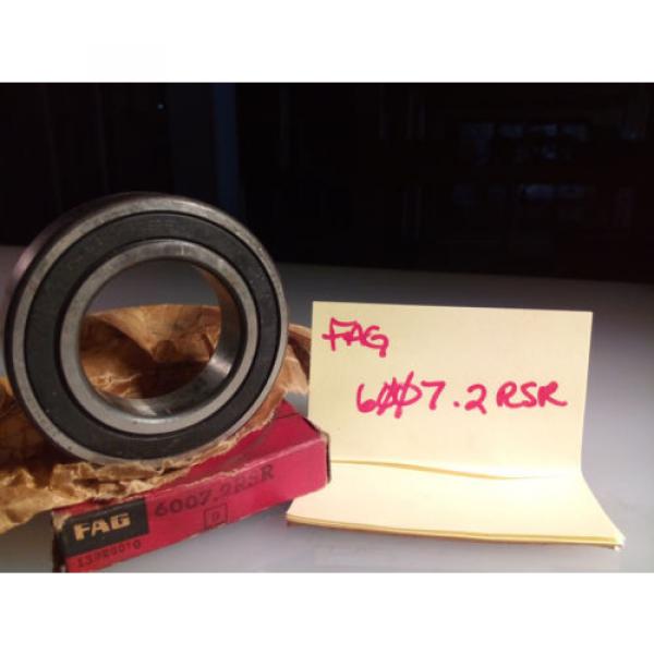 FAG 6007-2RSR SINGLE ROW BALL BEARING #3 image