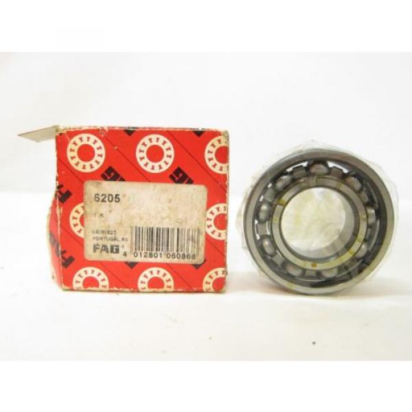 New FAG 6205 Deep Grove Ball Bearing  #4 image