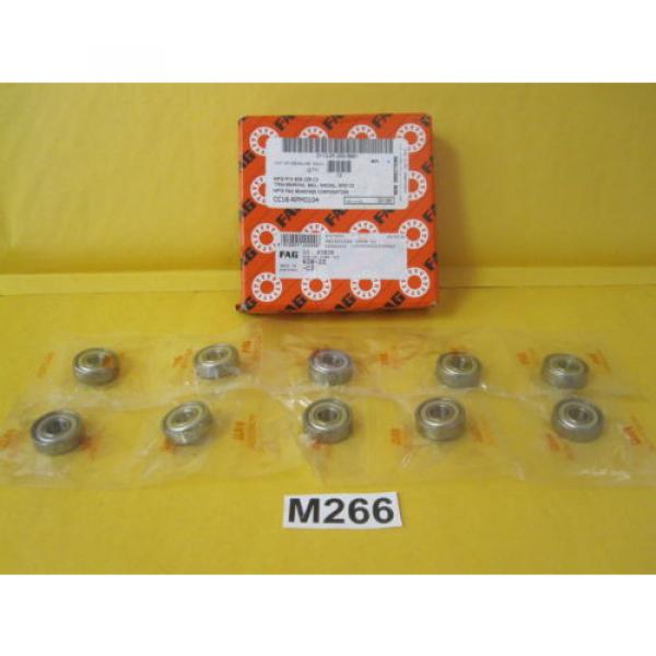 Three (3) FAG 608.2ZR.C3 10qty. 8mm ID Radial Ball Bearing 608 2ZR C3 #2 image