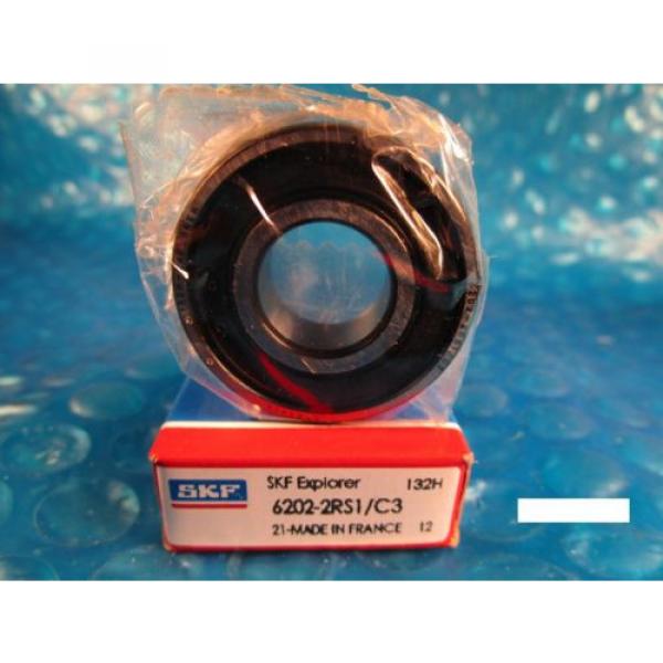 SKF 6202 2RS1 C3,Deep Groove roller Bearing(=2 NTN VV, NSK, FAG, Fafnir 202PP) #2 image