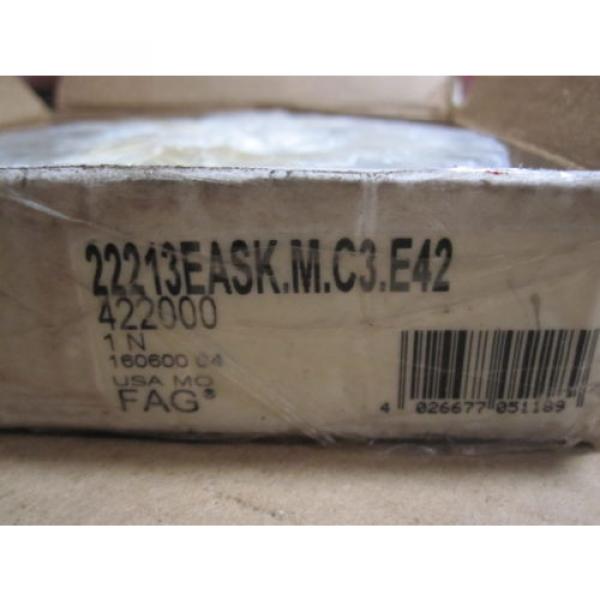 NEW FAG PRECISION BEARING # 22213EASKMC3E42 #5 image