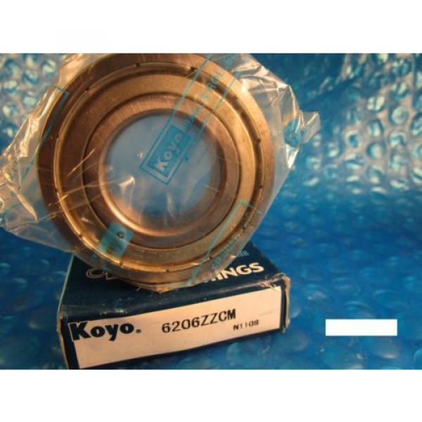 KOYO 6206 ZZ CM, 2Z ,2ZR (=2 Timken 206KDD, SKF, NSK, FAG, NTN) #2 image