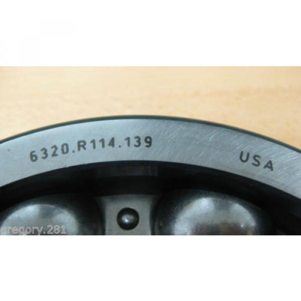 Genuine FAG 6320-R114-139 Radial Deep Groove Ball Bearing Single Row Steel Cage #2 image