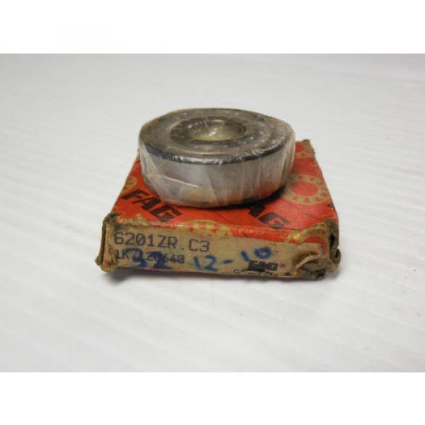 NEW FAG BALL BEARING 6201ZR-C3 6201-ZR-C3 6201ZRC3 #3 image