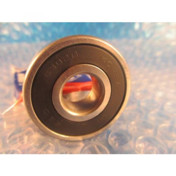 KBC, FAG, HANWHA 6302DD 6302 DD, Deep Groove Bearing (=SKF 2RS JEM,Fafnir 302PP) #3 image