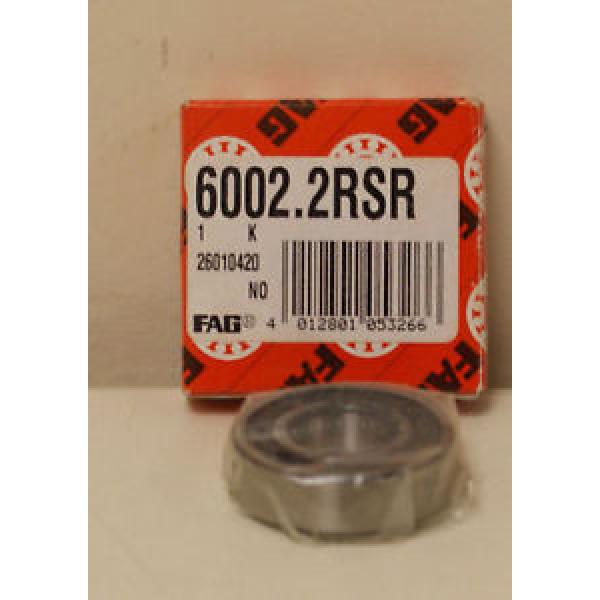 FAG Bearing 6002.2RSR 6002-2RSR Deep Groove Ball Bearing id:15 od:32  h:9  (4496 #5 image