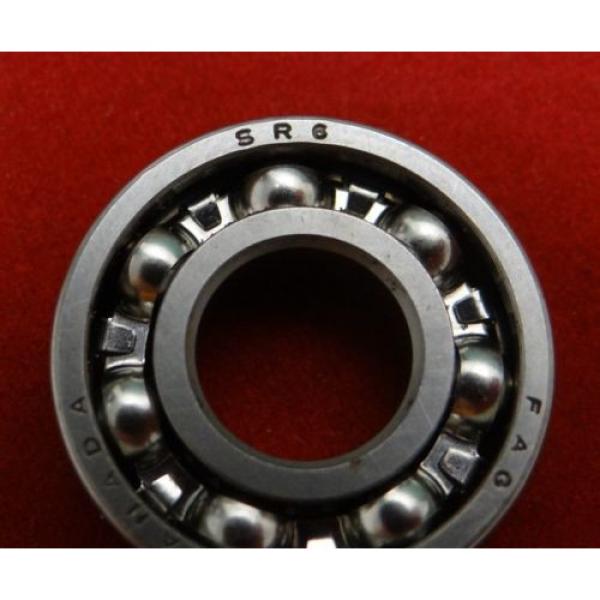 FAG SR6 Single Row Ball Bearing 22mm OD, 9.5mm ID, 5mm Wide #3 image