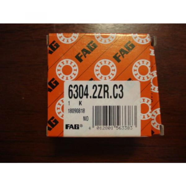 FAG, Shielded Deep Groove Bearing, 12mm x 52mm x 15mm,  6304.2ZR.C3 /4541eGE4 #5 image