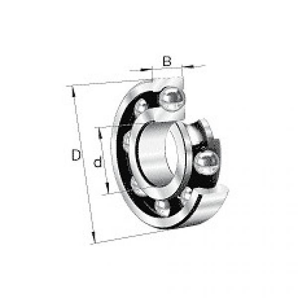 61856.C3 FAG Deep Groove Ball Bearing Single Row #5 image