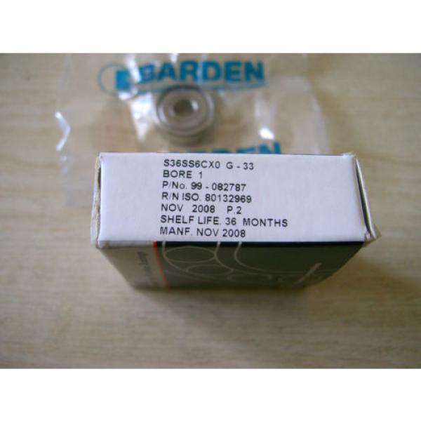 FAG Aerospace Super Precision S36SS6C bearing: S36SS6CX0 shielded NOS #5 image