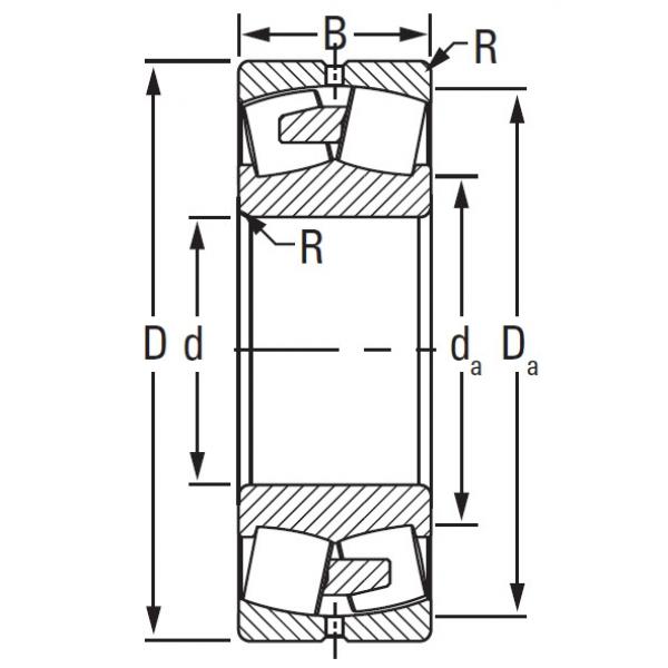 Timken TAPERED ROLLER 22310EMW800     #5 image